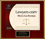 Lawyers.com 2020 Award